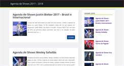 Desktop Screenshot of agendadeshow.net
