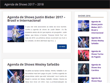 Tablet Screenshot of agendadeshow.net